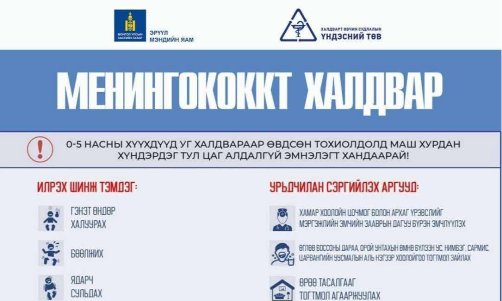 "Менингококкт халдвар"
